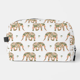 Indian Floral Paisley Ornate Elephants ドップキット