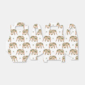 Indian Floral Paisley Ornate Elephants フェイバーボックス (折り畳みなし)