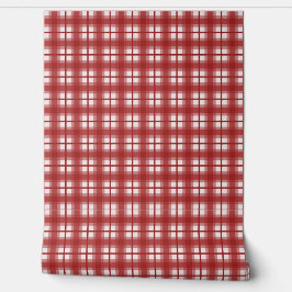 Indian Gingham - Mexican Red 壁紙