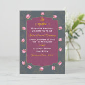 Indian Griha Pravesh Ceremony Invitation Card 招待状 (スタンド正面)