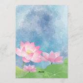 Indian Housewarming Invitations  招待状 (裏面)