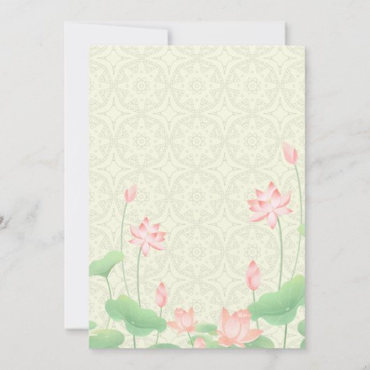 Indian Housewarming Invitations 招待状 (裏面)