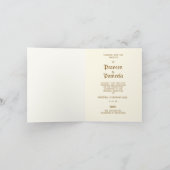 Indian invitation with Radhakrishna Mural painting 案内状 (内部)