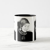 Indian Lady Mug ツートーンマグカップ (中央)