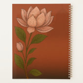 Indian Lotus Journal: Nature-Inspired Notebook for プランナー手帳 (裏面)