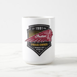 Indian Motorcycle Proud Owner America's First Moto コーヒーマグカップ