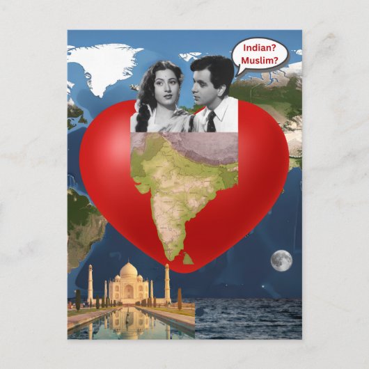 Indian Muslim ポストカード (正面)