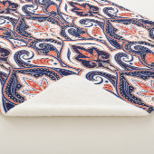 Indian paisley pattern seamless. Persian arabesque シェルパブランケット (3/4)