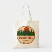 Indian Peaks Wilderness Colorado トートバッグ (正面)