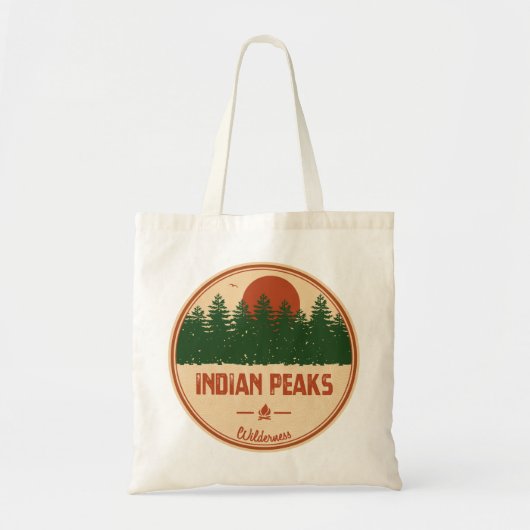 Indian Peaks Wilderness Colorado トートバッグ (正面)
