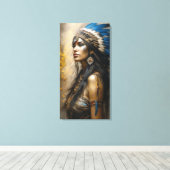 Indian Princess キャンバスプリント (インサイチュ (ウッドフロア))