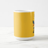 Indian Software Engineer Coder Playing Cricket URM コーヒーマグカップ (中央)