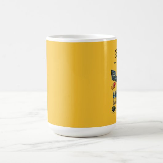 Indian Software Engineer Coder Playing Cricket URM コーヒーマグカップ (中央)