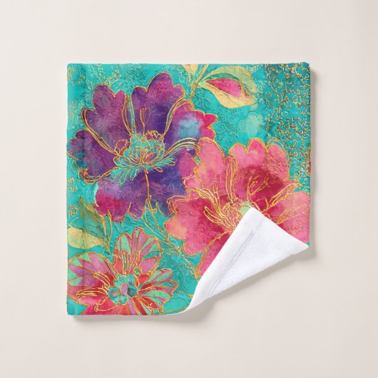 Indian style design ウォッシュタオル (ウォッシュタオル)