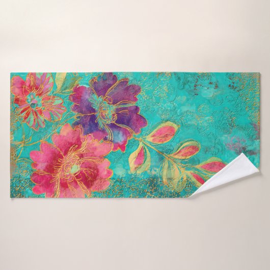 Indian style design bath towel バスタオル (バスタオル)