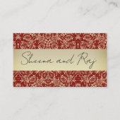 Indian Wedding Business Cards 名刺 (正面)