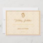 Indian wedding ethnic luxury invitation 招待状 (裏面)