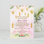Indian Wedding Haldi Ceremony Invitations 招待状 (スタンド正面)