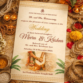 Indian Wedding Invitation 招待状