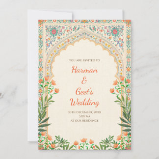 Indian Wedding invitation Hindu Wedding card 招待状