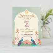 Indian Wedding Invitations  招待状 (スタンド正面)