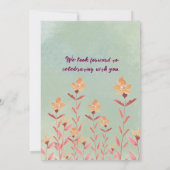 Indian Wedding Invitations  招待状 (裏面)