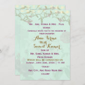 Indian Wedding Invitations  招待状 (正面/裏面)