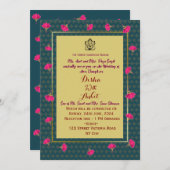 Indian Wedding Invitations  招待状 (正面/裏面)