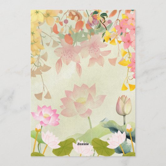 Indian Wedding Invitations  招待状 (裏面)