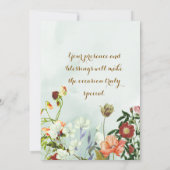 Indian Wedding Invitations  招待状 (裏面)