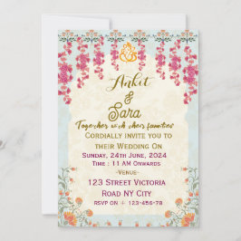 Indian Wedding Invitations  招待状