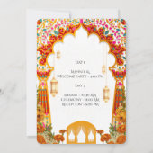 Indian Wedding Invitations for USA 招待状 (裏面)