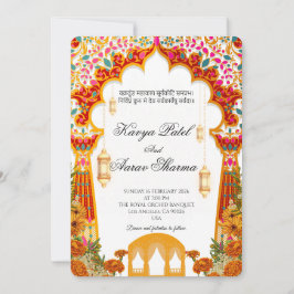 Indian Wedding Invitations for USA 招待状
