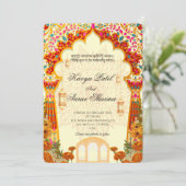 Indian Wedding Invitations for USA 招待状 (スタンド正面)
