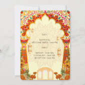 Indian Wedding Invitations for USA 招待状 (裏面)