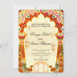 Indian Wedding Invitations for USA 招待状