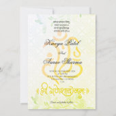 Indian Wedding Invitations for USA 招待状 (裏面)