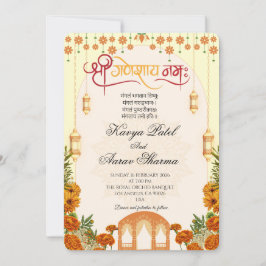 Indian Wedding Invitations for USA 招待状