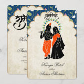 Indian Wedding Invitations for USA 招待状 (正面/裏面)