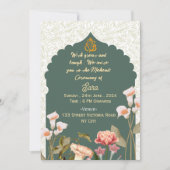 Indian Wedding Mehendi Ceremony Invitations 招待状 (正面)