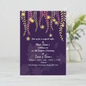 Indian Wedding Sangeet Night Ceremony Invitations  招待状 (スタンド正面)