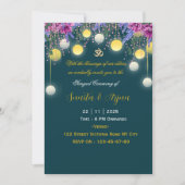 Indian Wedding Sangeet Night Invitation Card 招待状 (正面)