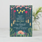 Indian Wedding Sangeet Night Invitations  招待状 (スタンド正面)