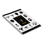 Indian Zodiac - Geometric Vedic Sign Art Journal ノートブック (右側)