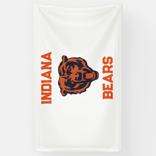 Indiana Bears Flag 横断幕 (縦)