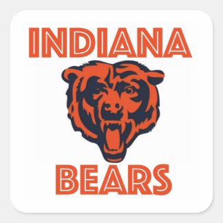 Indiana Bears Stickers スクエアシール