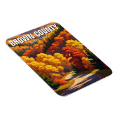 Indiana Brown County State Park Travel マグネット (右側)