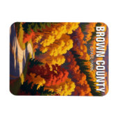 Indiana Brown County State Park Travel マグネット (横)