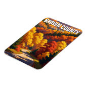 Indiana Brown County State Park Travel マグネット (左側)