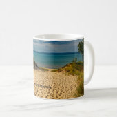 Indiana Dunes, Lake Michigan, コーヒーマグカップ (正面右)